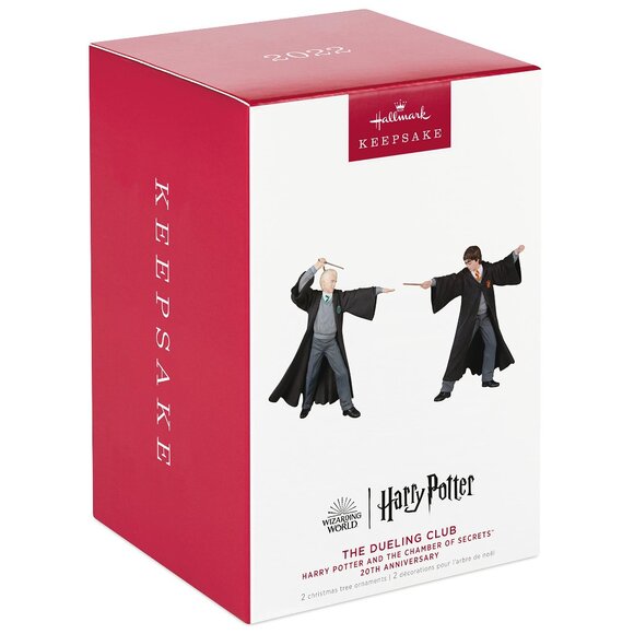 New! Harry Potter Dueling Club Hallmark Keepsake Ornament 2022 Draco Malfoy - Picture 1 of 5